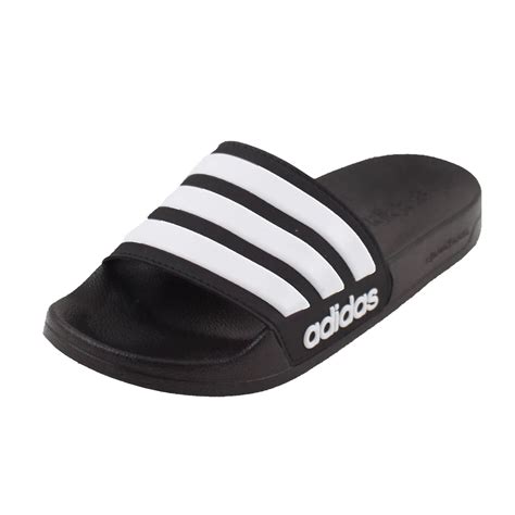 badslipper adidas heren|Adidas zwarte bad slippers.